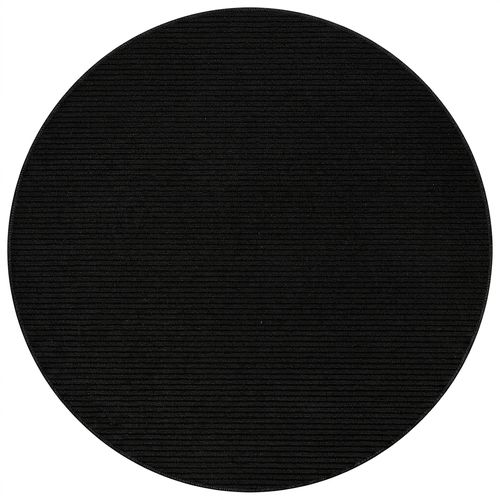 Luul Home Black Solid Round 4ft