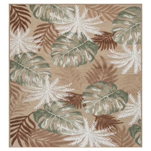 Luul Home Floral Indoor Outdoor Rug 8x10